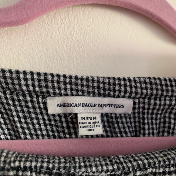 American Eagle gingham romper with pockets - Picture 4 of 5